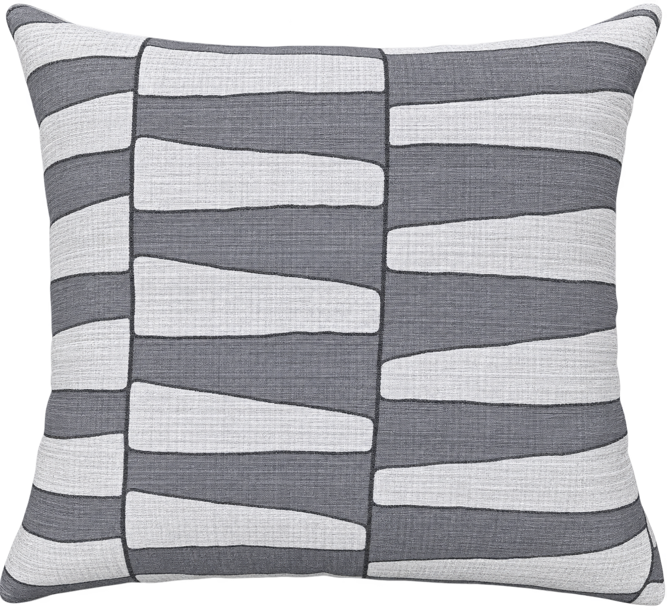 Modern Geometric Scatter Cushion – Grey & Light Grey - Image 2