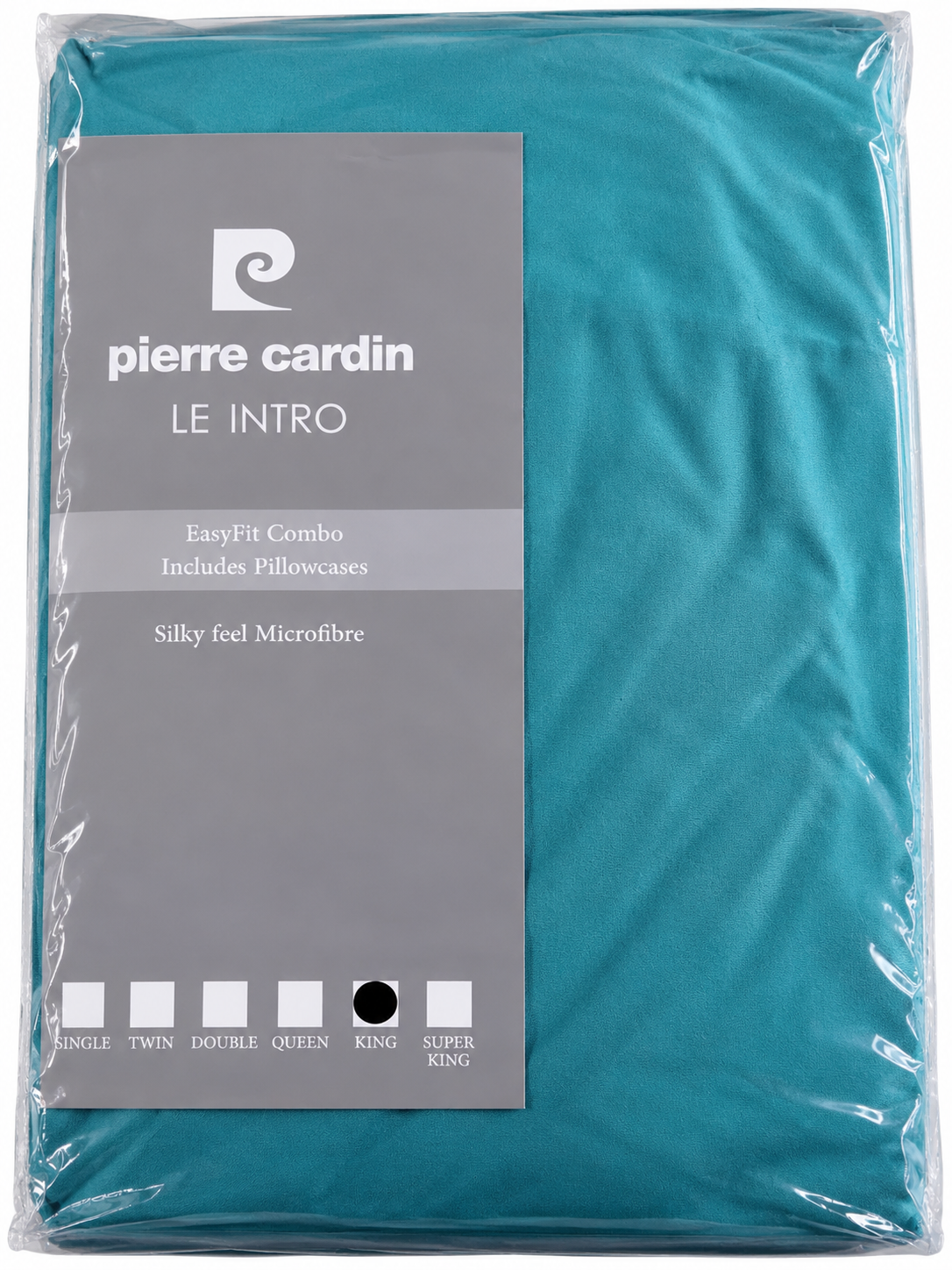Pierre Cardin Le Intro Collection – Silky Touch Easy Fit Combo | Teal Blue - Image 2