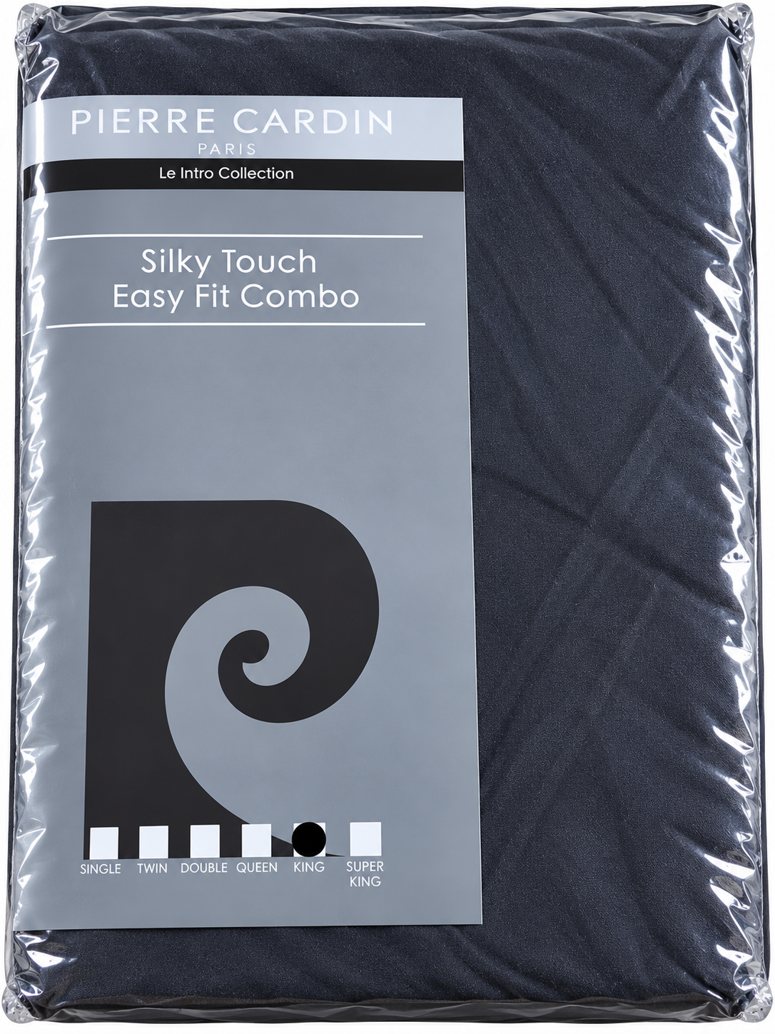 Pierre Cardin Le Intro Collection – Silky Touch Easy Fit Combo | Charcoal Grey - Image 2