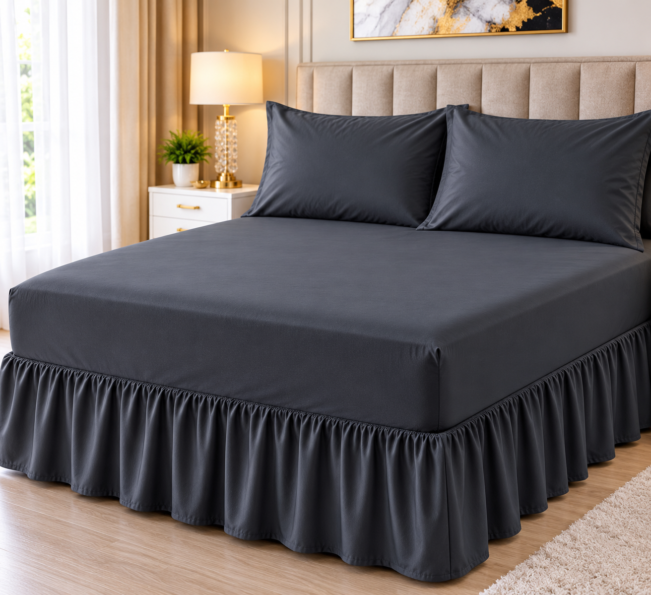 Pierre Cardin Le Intro Collection – Silky Touch Easy Fit Combo | Charcoal Grey