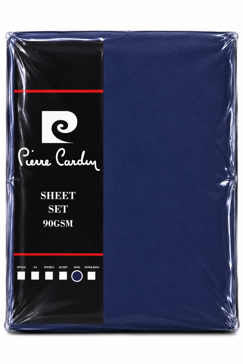 Pierre Cardin Sheet Set – Navy Blue - Image 2