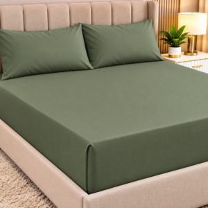 Pierre Cardin Sheet Set – Sage Olive Green