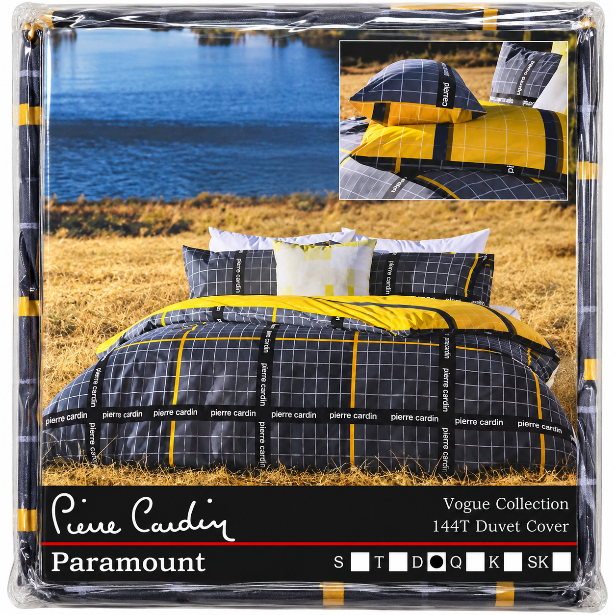 Pierre Cardin Paramount 144 Thread Count Duvet Cover Set - Image 2
